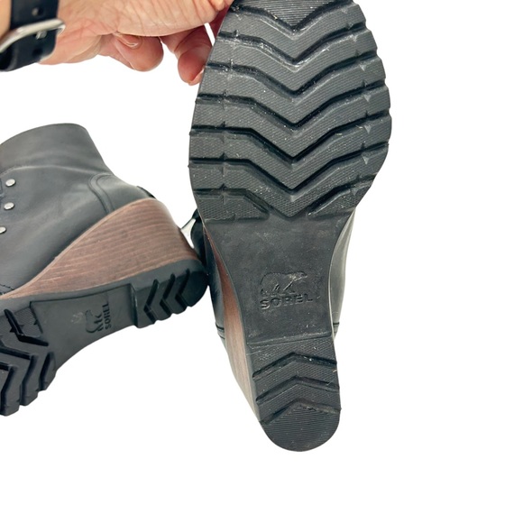 SOREL After Hours Lace-Up Wedge Boots Sz 6.5 - Picture 10 of 12